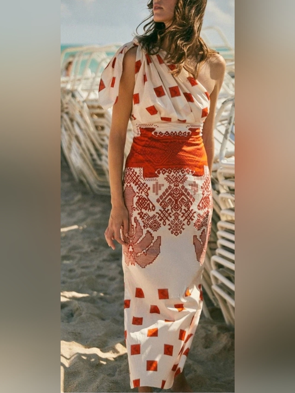 Johanna Ortiz Ruby Moon Goddess Dress